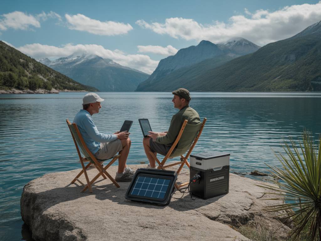 Comparatif groupes électrogènes silencieux vs batteries solaires nomades pour les loisirs en camping, bateau et randonnée